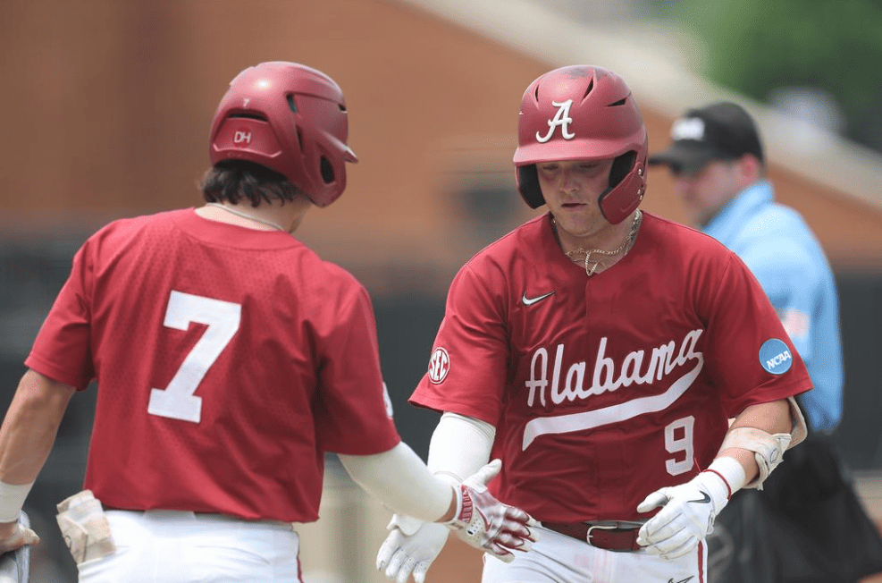 Caden Rose homers twice but Alabama falls to No. 1 Wake Forest in Game 1