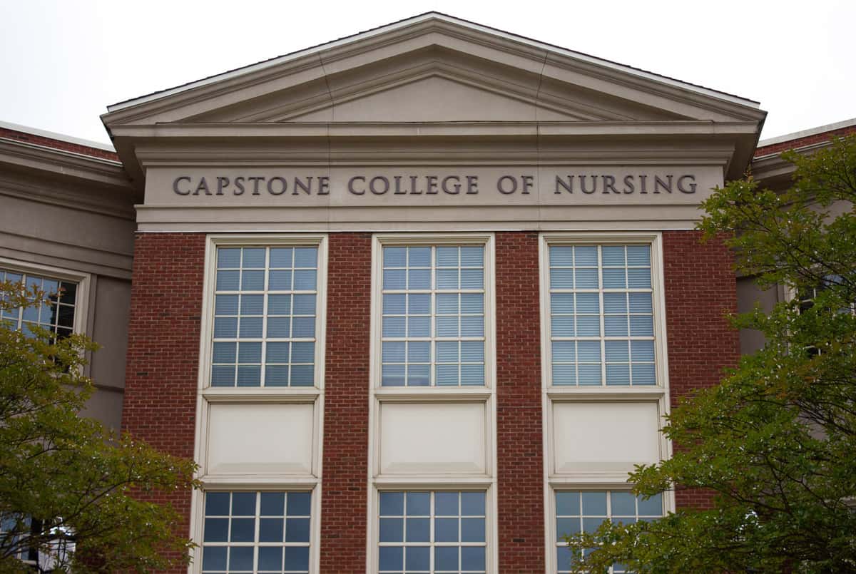 Capstone College of Nursing located on University Boulevard in Tuscaloosa, Ala.