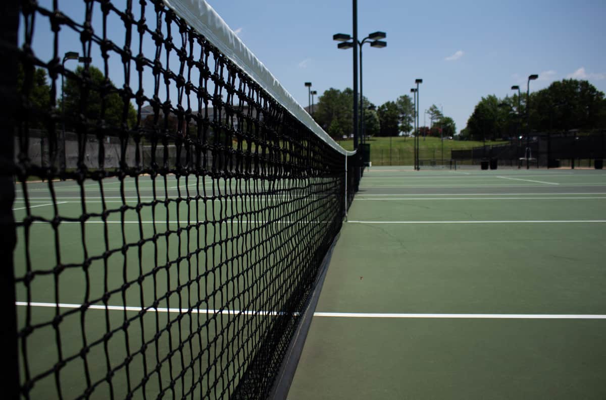 The Rec Center tennis court facility