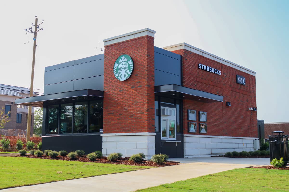  The drive-thru Starbucks located on University Boulevard is open for business.