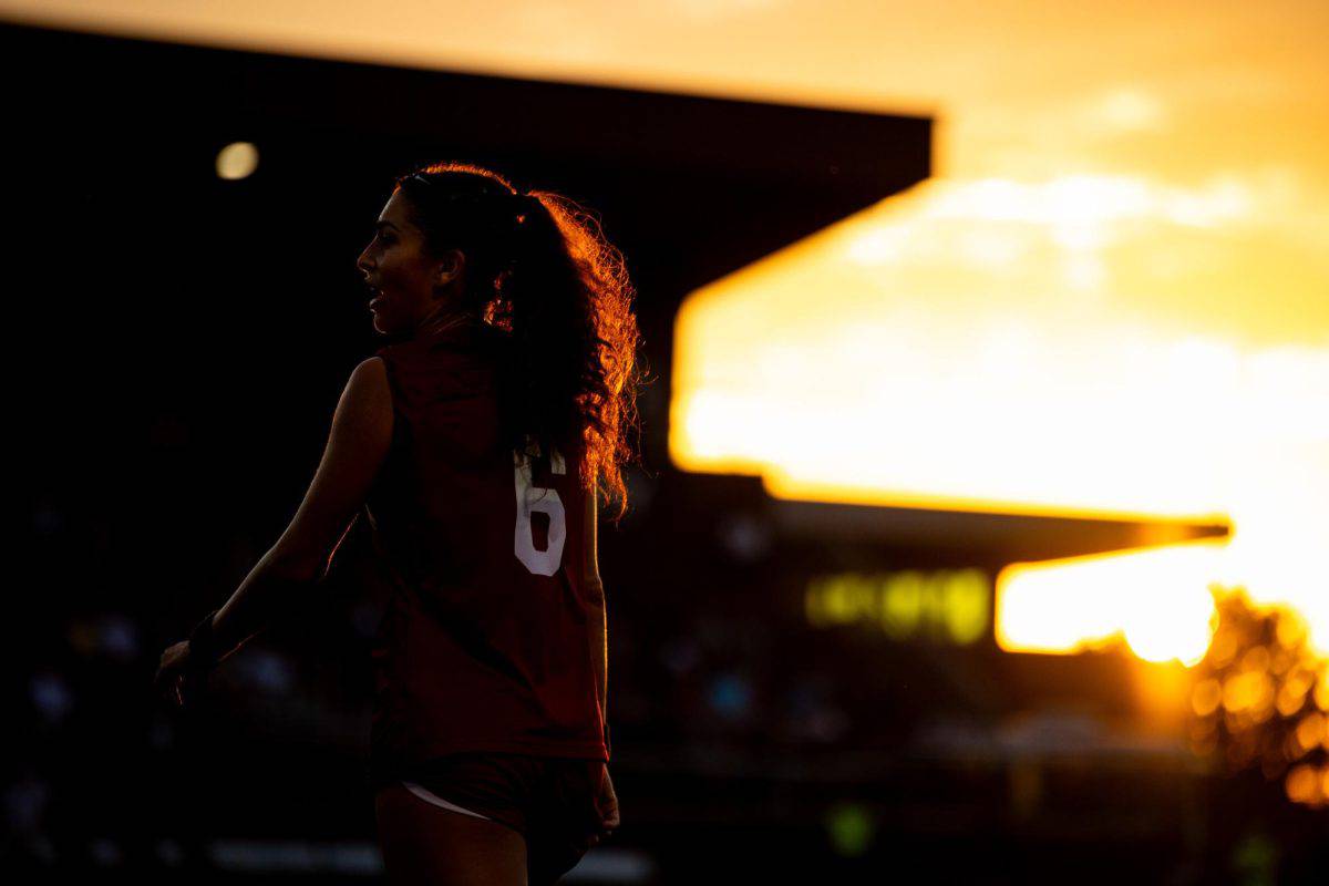 Alabama soccer player Sasha Pickard (#6) on the field against Texas A&M on Oct, 8 in College Station.