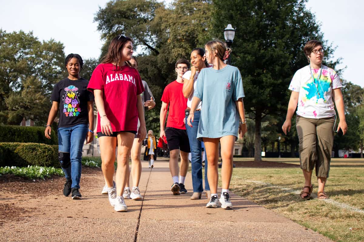 Members of Alabama Autism Advocates participate in the Annual Autism Awareness Walk on Oct. 22.