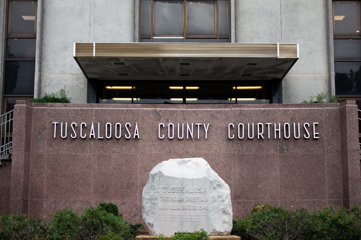The Tuscaloosa County Courthouse located at 714 Greensboro Avenue.