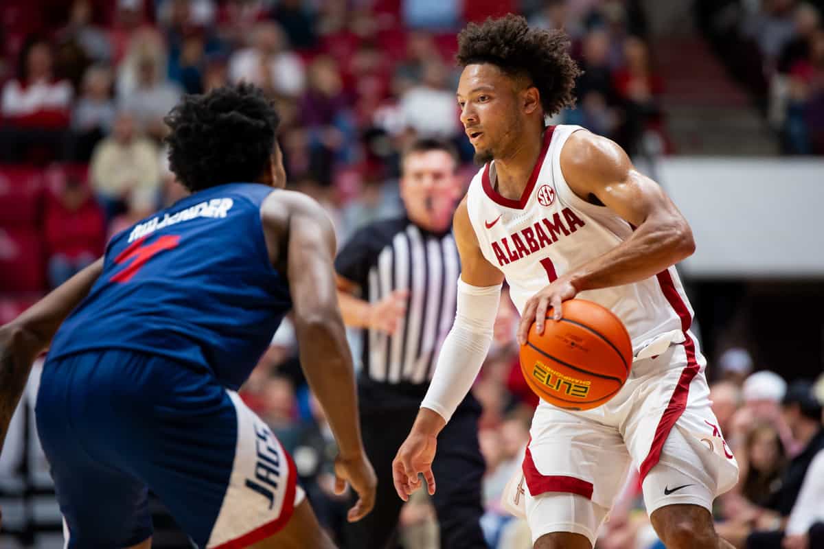  Alabama men’s basketball has another 100+ point game, this time over South Alabama.