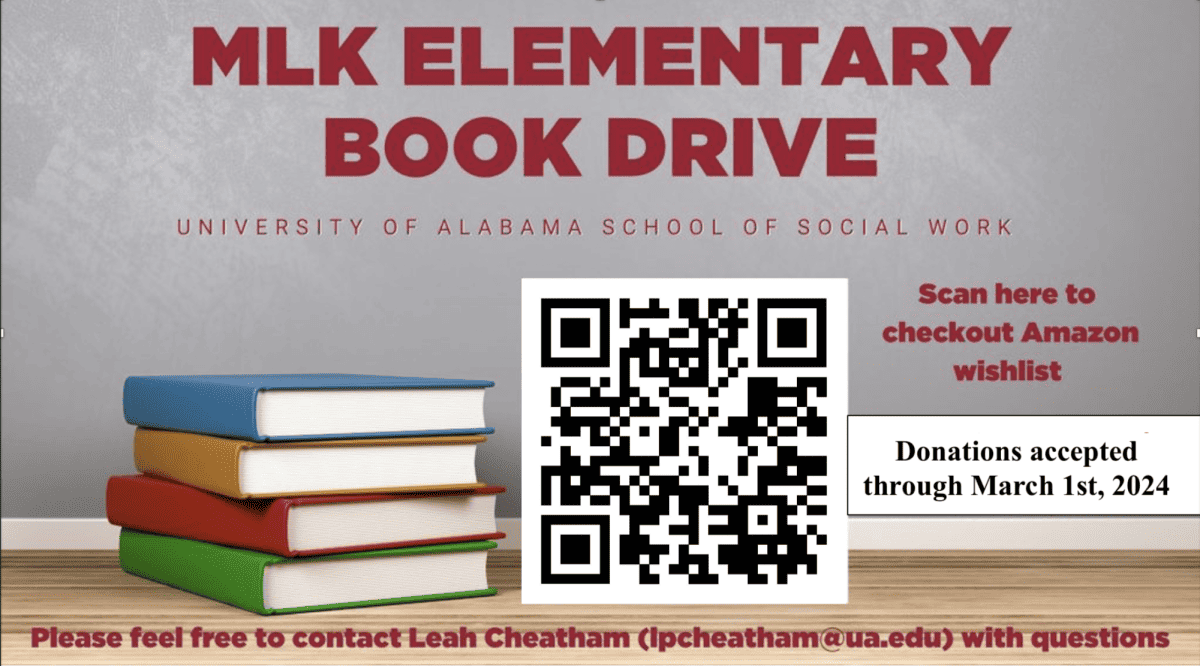 School of Social Work hosts book drive to support literacy initiatives
