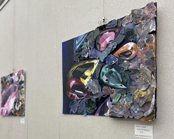Picture of Ainsley Greer artwork at the University Medical Center.