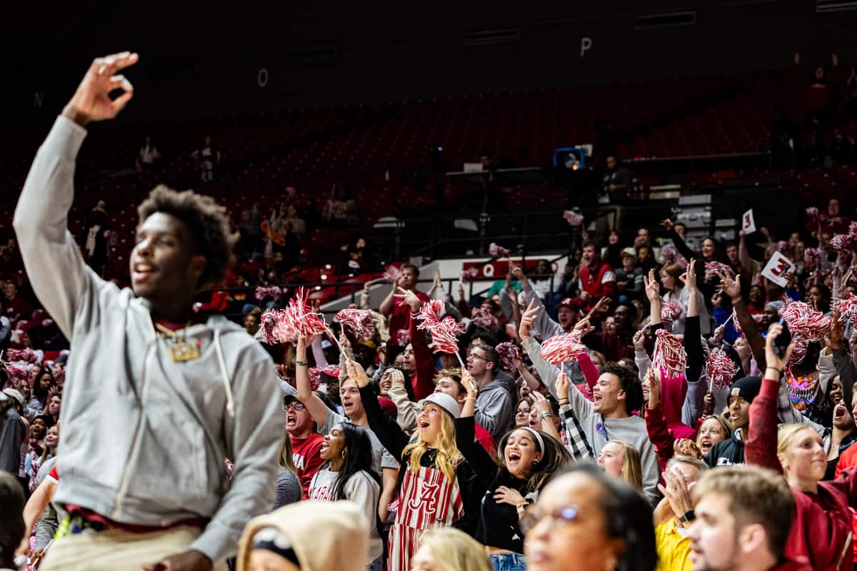 +The+crowd+at+the+women%E2%80%99s+basketball+game+against+LSU+on+Jan.+18+in+Coleman+Coliseum.