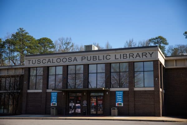 The Tuscaloosa Public Library located off of Jack Warner Parkway.