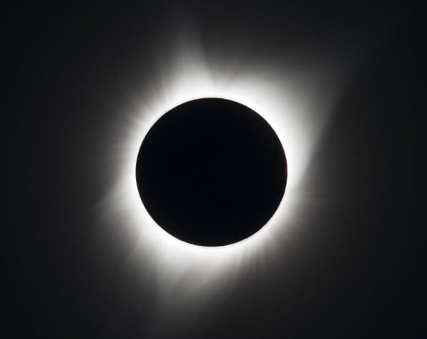 Image taken during totality over Madras, Oregon in the August 2017 solar eclipse.