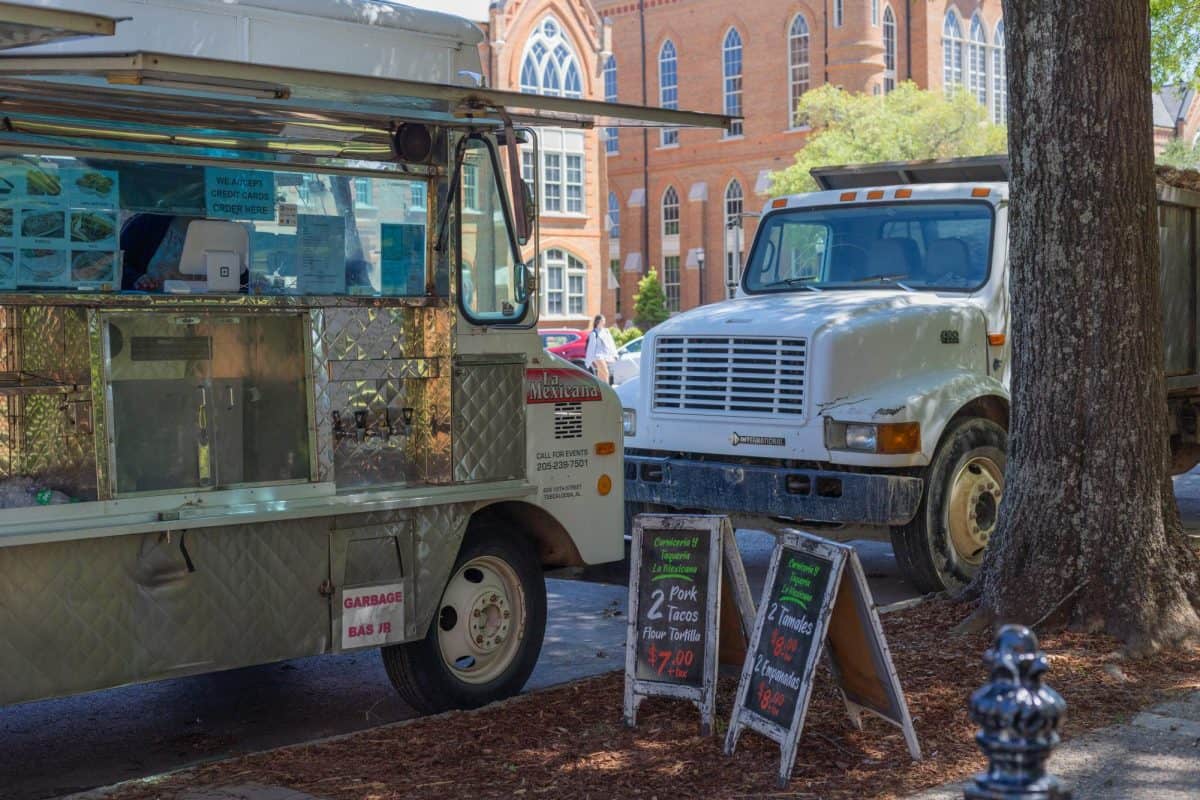 The La Mexicana food truck is a favorite among students. 