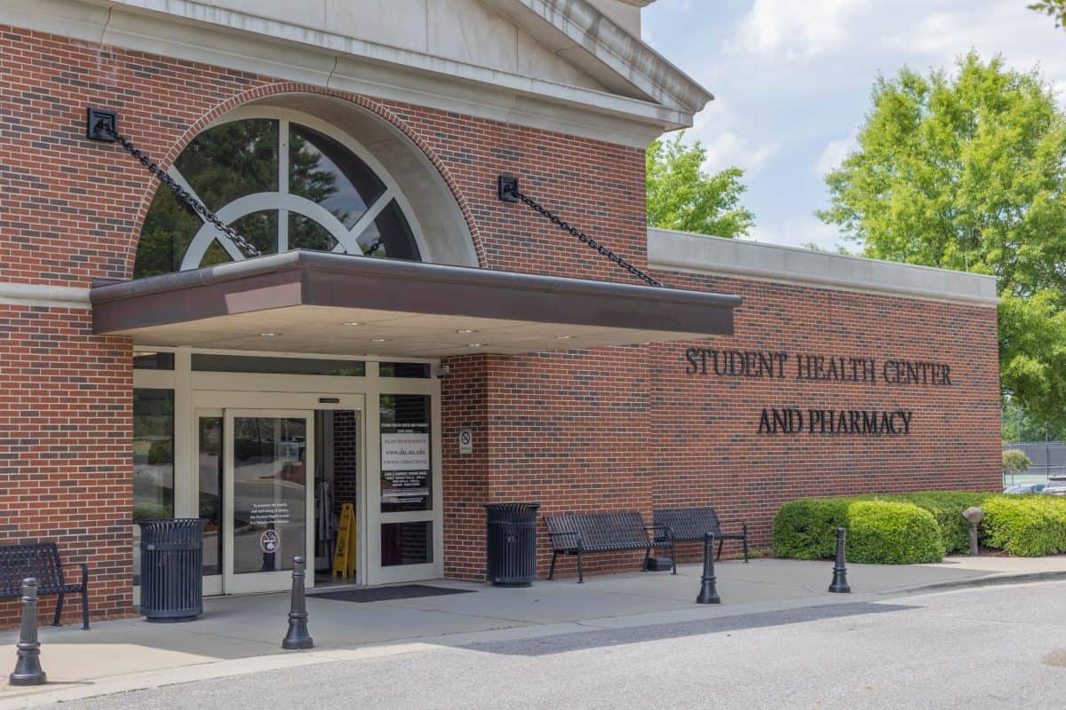 Located next to the Student Recreation Center, the Student Health Center offers urgent care, womens health care and more.