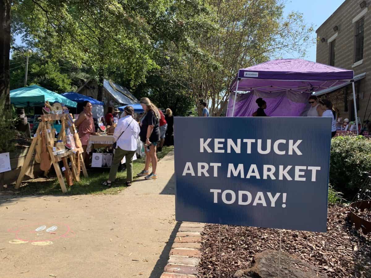 Kentucks Art Markets are monthly events that showcase local artists.