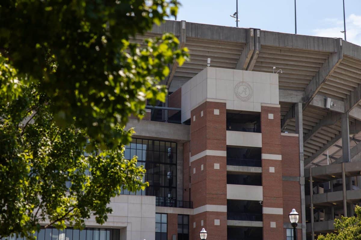 The Holle Center is located inside of the Digital Media Center in Bryant-Denny Stadium.