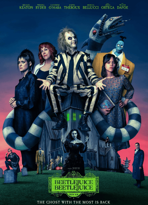 "Beetlejuice Beetlejuice" is the sequel to "Beetlejuice" that released on Friday. 