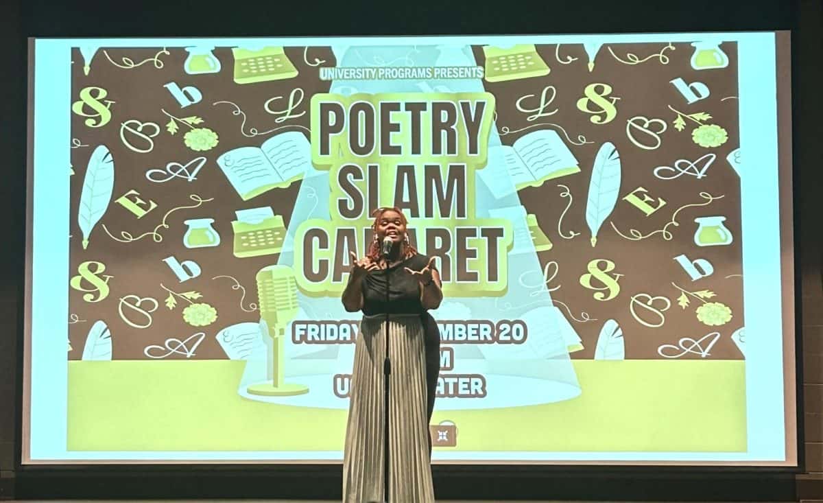 University Programs hosted a poetry slam workshop featuring Kiera “Ashlee Haze” Nelson on Friday. 