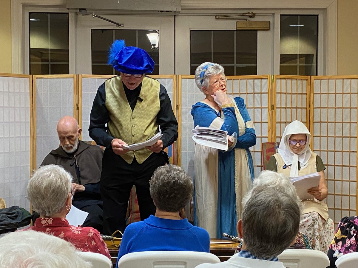 Capstone Village retirement community put on an abbreviated version of Shakespeare’s “Romeo and Juliet” on Sunday.