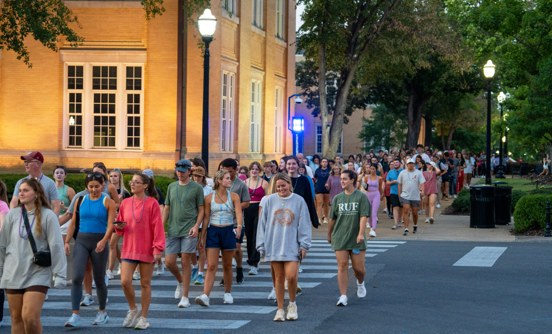 UA Counseling Center, Tide Against Suicide and American Foundation for Suicide Prevention hosted their annual Out of the Darkness Walk on Sunday. 