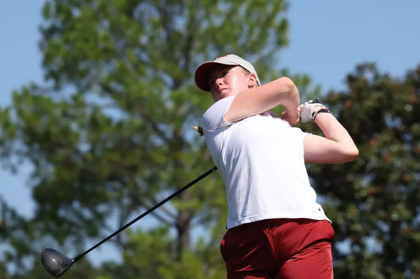 Alabama golfer Harriet Lockley in action during the UAB Hoover Invitational at Hoover Country Club in Hoover, AL on Tuesday, Sep 17, 2024.