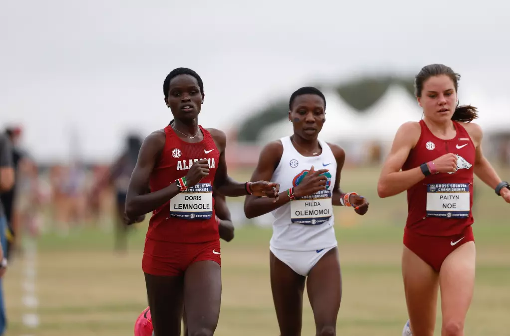 Alabama Track & Field (Cross Country/Distance) Doris Lemngole during the SEC Championship at Dale Watts '71 Cross Country Course in Bryan-College Station, TX on Friday, Nov 1, 2024.