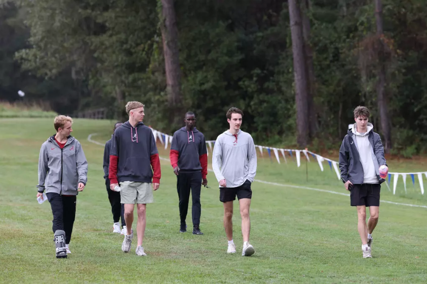 The University of Alabama Track and Field Team during practices the day before NCAA Regionals.