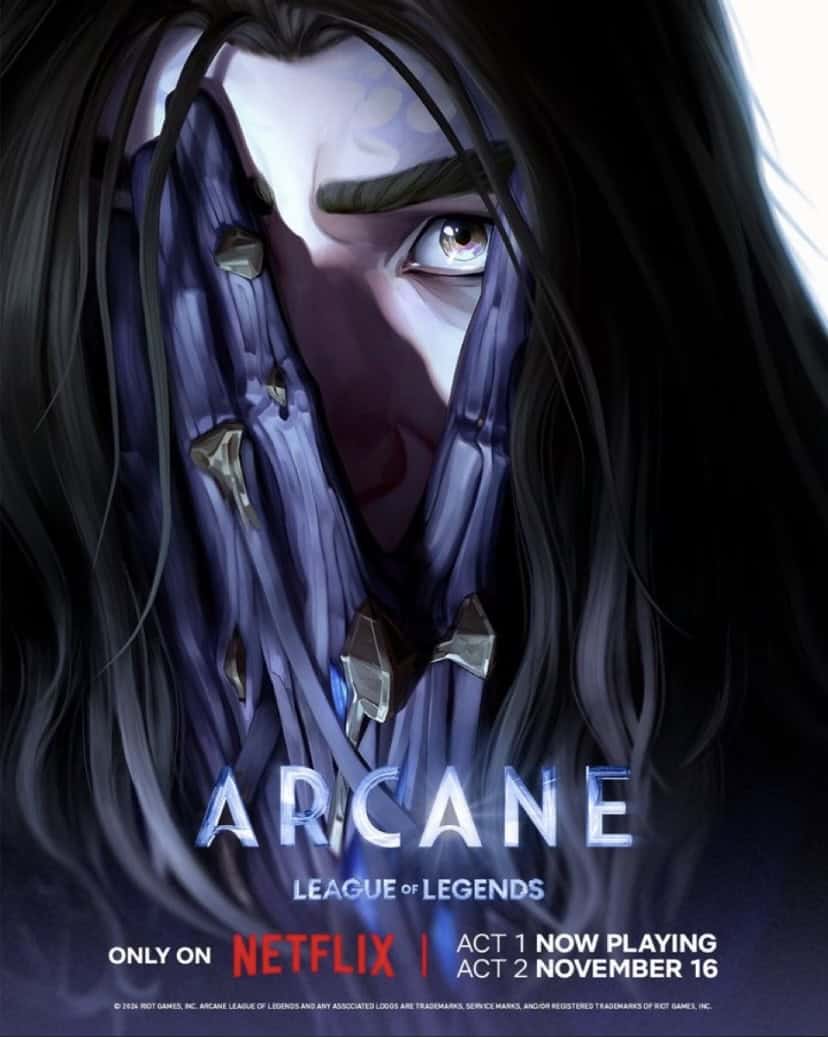 "Arcane" Season 2  Act 2 released on Saturday. 