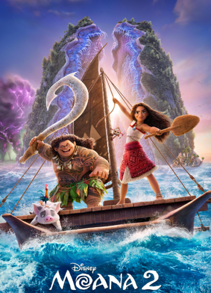 "Moana 2" released in theaters on Wednesday. 