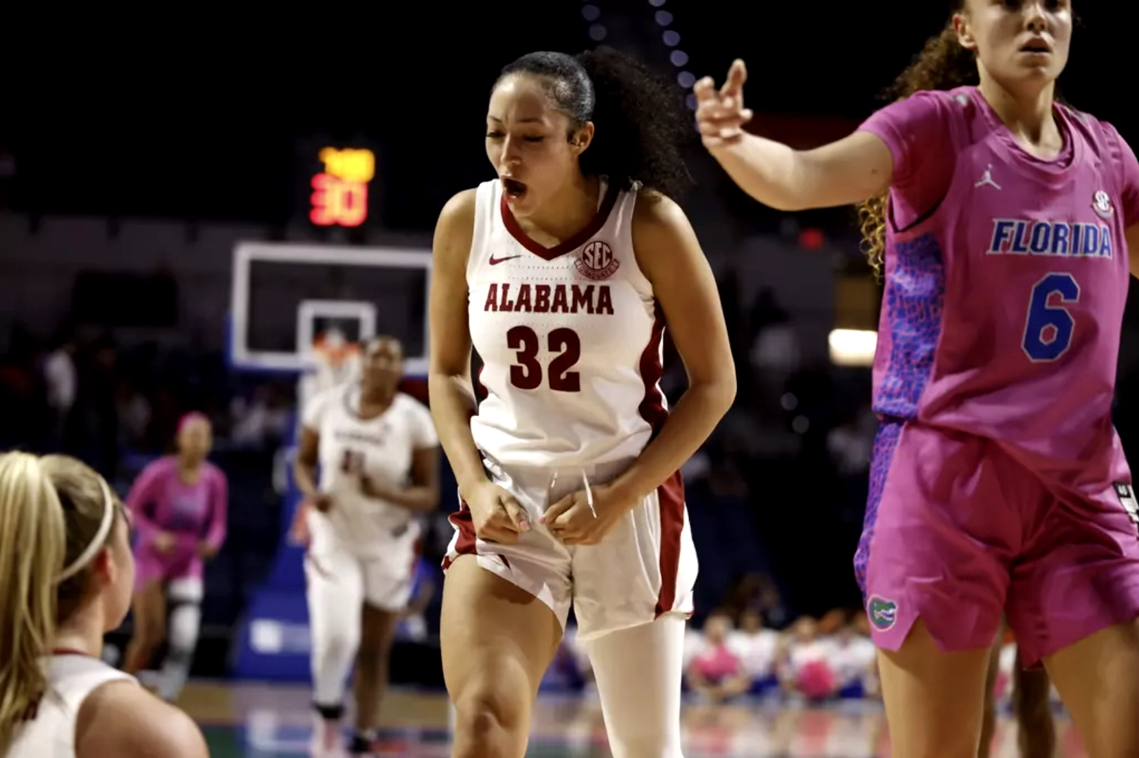 Aaliyah Nye hits school record nine 3-pointers as No. 23 Alabama ...