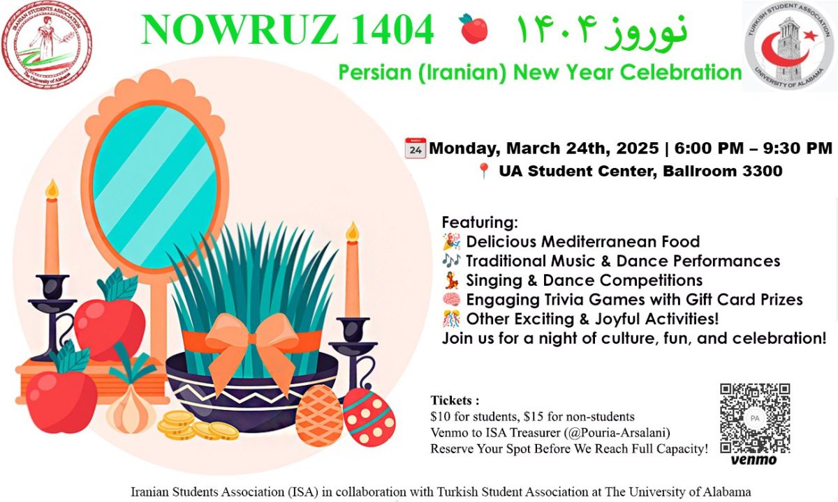 Iranian Students Association and Turkish Student Association to host Nowruz celebration