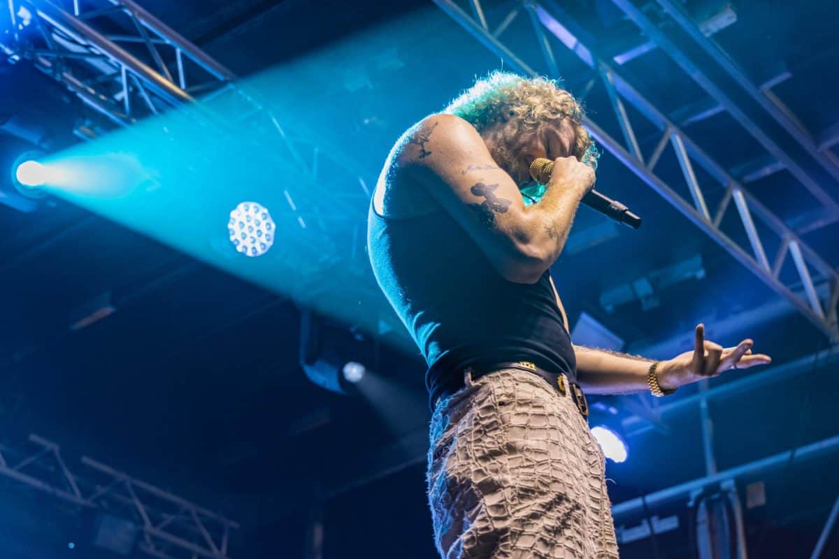 Yung Gravy performs at Bama Jam 2025 on August 21.