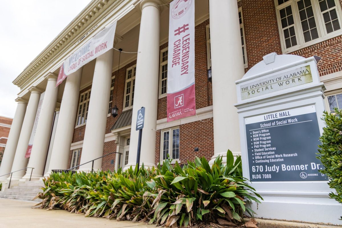 The School of Social Work photographed on Jan. 14, 2026.