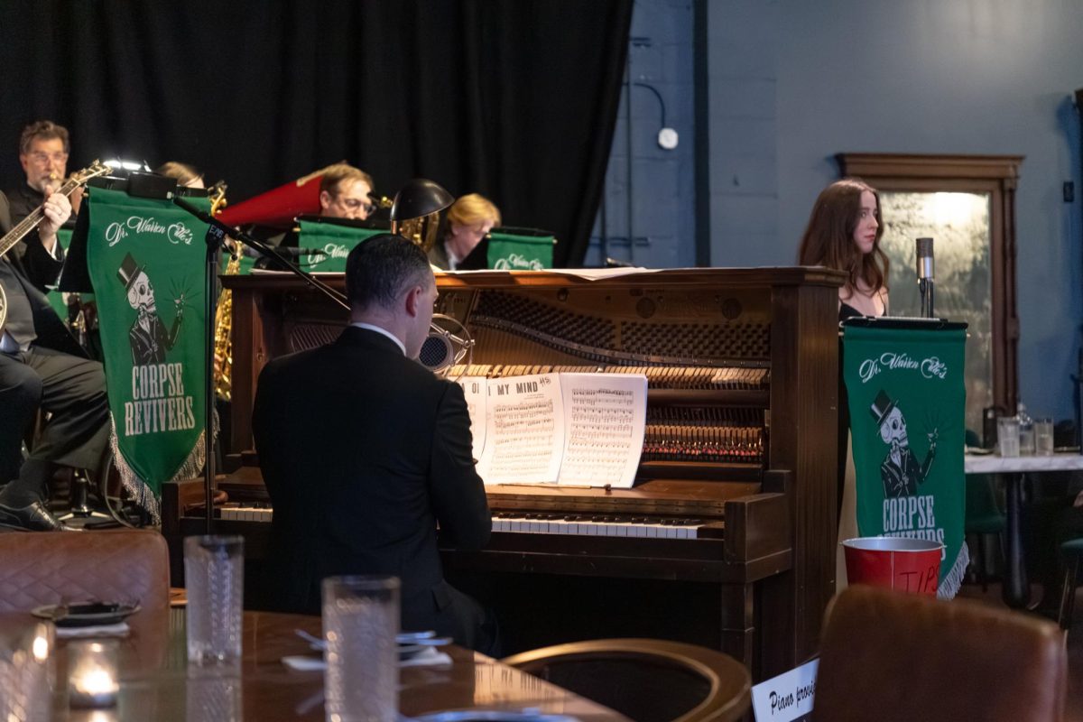 UA professor Warren Ertle plays piano at the Sanctuary on March 3, 2026.