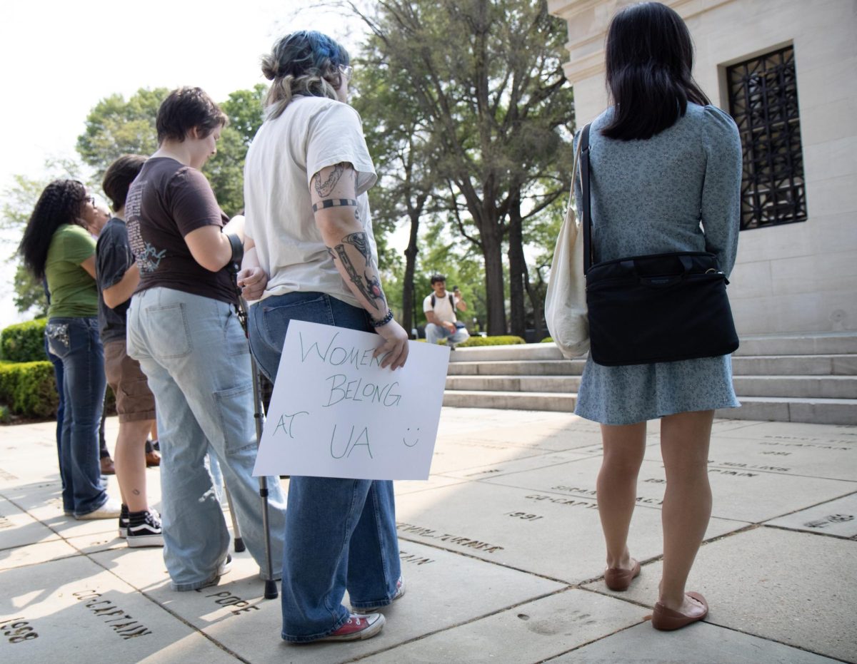 Alabama students prepare to deliver a petition to the Rose Admin. 