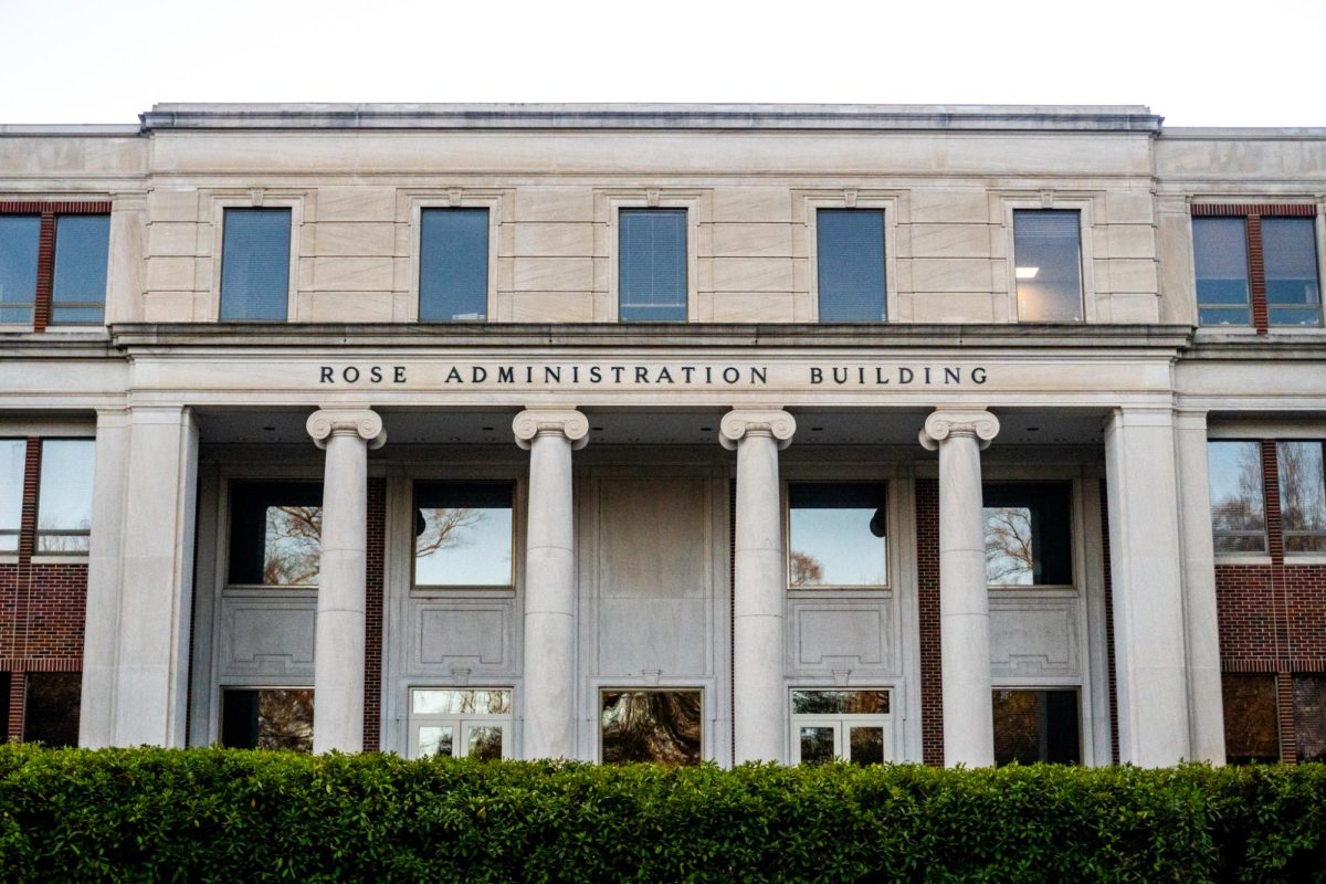 The Rose Administration Building, photographed on Jan. 11, 2026.